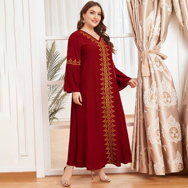 plus size dresses fridayin women's celebrity style v-neck pure color loose dress arabic muslim abaya turkish women vestidos kaftan, Black
plus size dresses fridayin women's celebrity style v-neck pure color loose dress arabic muslim abaya turkish women vestidos kaftan, Black