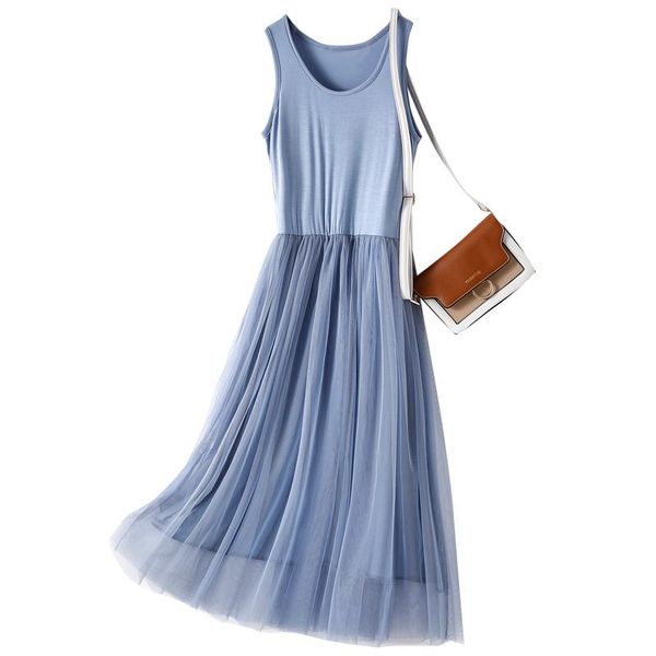 casual dresses 2021 summer black dress women korean plus size sleeveless lace mesh long tank ladies vestidos 4xl q1212, Black;gray
casual dresses 2021 summer black dress women korean plus size sleeveless lace mesh long tank ladies vestidos 4xl q1212, Black;gray