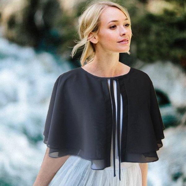 wraps & jackets simple elegant chiffon short wedding two layers bolero bridal jacket ivory red black accessories, White
wraps & jackets simple elegant chiffon short wedding two layers bolero bridal jacket ivory red black accessories, White