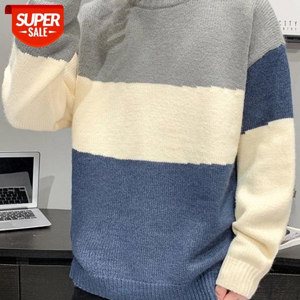 2020 sweater men clothing new fall winter long sleeve plus size knitted clothes korean style loose fashion man #7q15, White;black
2020 sweater men clothing new fall winter long sleeve plus size knitted clothes korean style loose fashion man #7q15, White;black