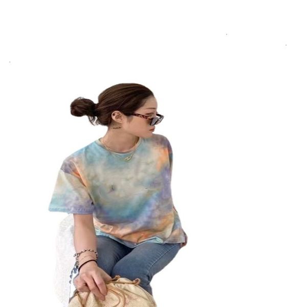 t-shirt c1 women's family 2021 spring and summer tie dye wash letter rivet short sve men's casual round ne top, White
t-shirt c1 women's family 2021 spring and summer tie dye wash letter rivet short sve men's casual round ne top, White