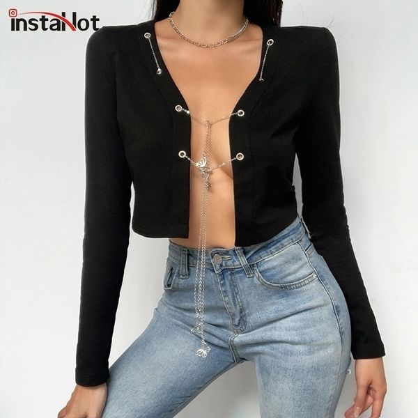 instawomen crop t shirt long sleeve cardigands black gothic streetwear chain biker casual female t shirt 210310, White
instawomen crop t shirt long sleeve cardigands black gothic streetwear chain biker casual female t shirt 210310, White
