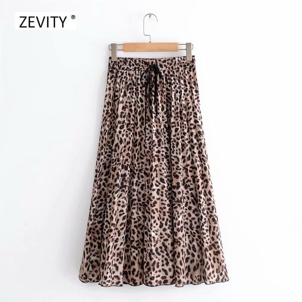 new women vintage leopard printing pleated midi skirt faldas mujer ladies elastic waist sashes chic mid-calf skirts qun119 210303, Black
new women vintage leopard printing pleated midi skirt faldas mujer ladies elastic waist sashes chic mid-calf skirts qun119 210303, Black