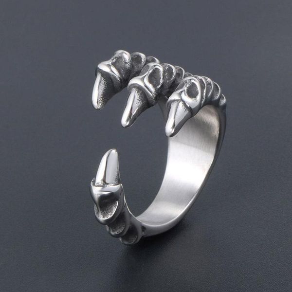 cluster rings men's ring stainless steel open sharp dragon claw tail jewelry accessories jewellery for men geometric punk style, Golden;silver
cluster rings men's ring stainless steel open sharp dragon claw tail jewelry accessories jewellery for men geometric punk style, Golden;silver