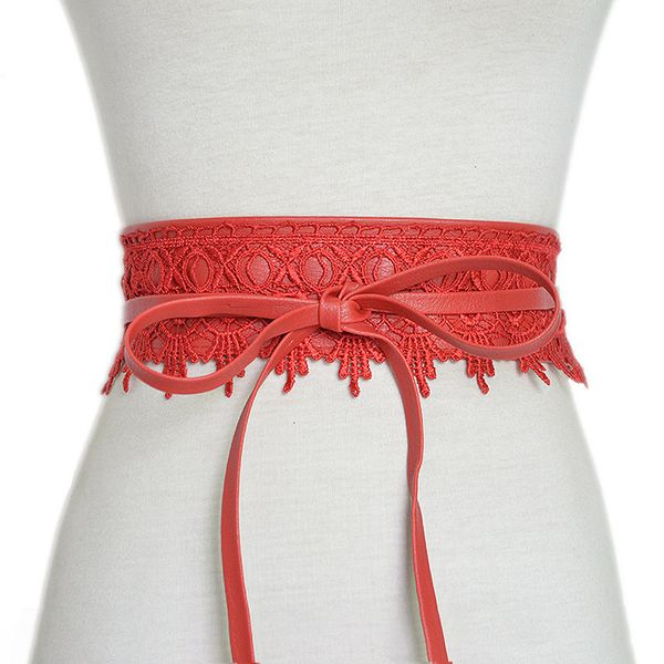 new women's belt student fashion versatile wide waist cover women lace decoration wide red belt, Black;brown
new women's belt student fashion versatile wide waist cover women lace decoration wide red belt, Black;brown