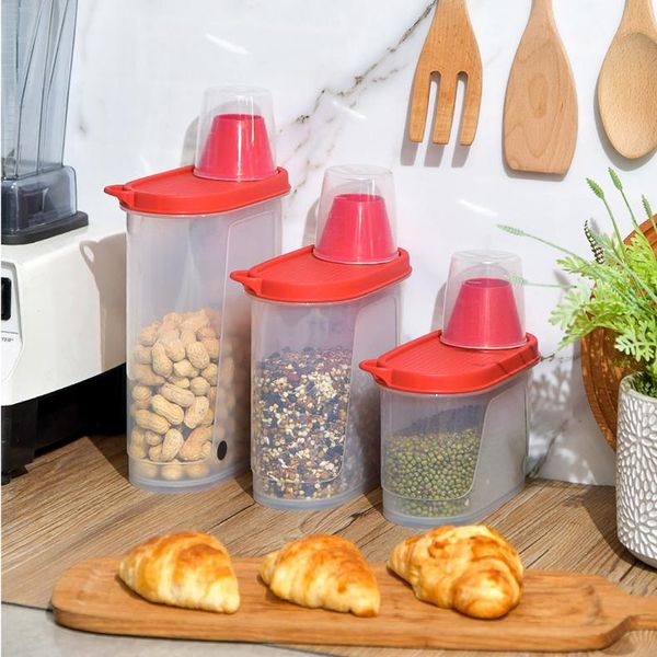 storage bottles & jars sealed food jar plastic transparent cereal container rice tea almacenamiento en cocina kitchen items dk50sj
storage bottles & jars sealed food jar plastic transparent cereal container rice tea almacenamiento en cocina kitchen items dk50sj