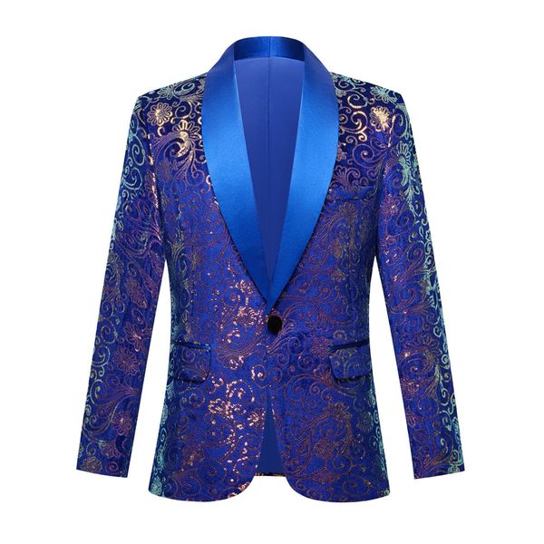 new glitter sequins embroidery floral pattern blazer for wedding stage costume banquet party performance suit jacket slim tuxedo, Black;red
new glitter sequins embroidery floral pattern blazer for wedding stage costume banquet party performance suit jacket slim tuxedo, Black;red
