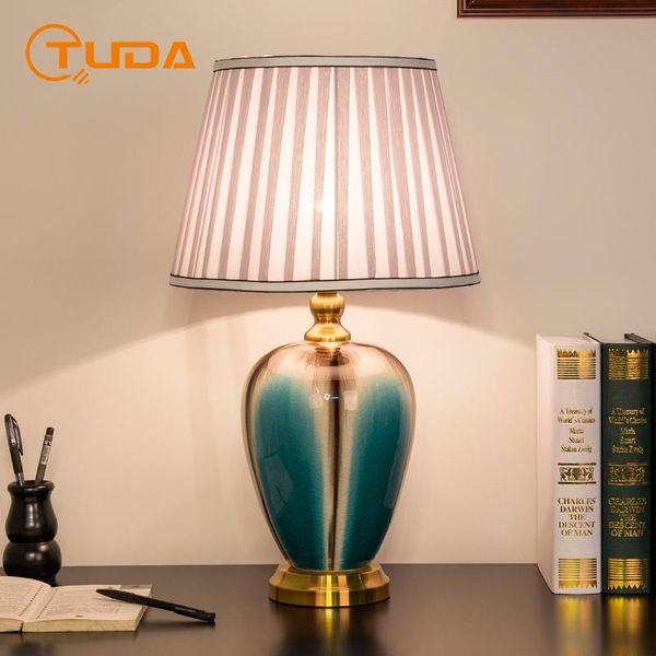 american minimalist modern ceramic lamp for bedroom living room study desk lamp bedside new chinese decorative table
american minimalist modern ceramic lamp for bedroom living room study desk lamp bedside new chinese decorative table