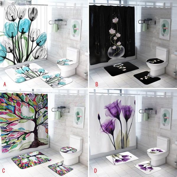 shower curtains colorful tulip lotus flowers trees curtain sets non-slip rugs toilet lid cover and bath mat waterproof bathroom
shower curtains colorful tulip lotus flowers trees curtain sets non-slip rugs toilet lid cover and bath mat waterproof bathroom