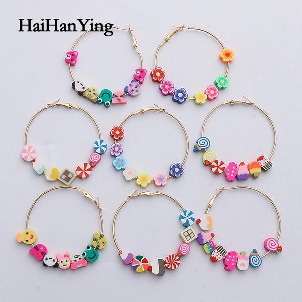 hoop & huggie korea beaded flowers animal sweet cute hook earrings handmade acrylic summer jewelry for women girls bohemian, Golden;silver
hoop & huggie korea beaded flowers animal sweet cute hook earrings handmade acrylic summer jewelry for women girls bohemian, Golden;silver
