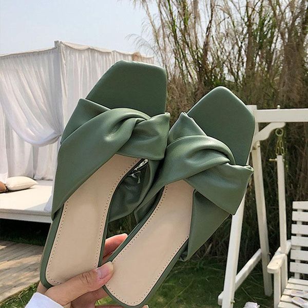 slippers summer fashion cross knot women square head open toe comfortable flat outdoor leisure zapatos mujer, Black
slippers summer fashion cross knot women square head open toe comfortable flat outdoor leisure zapatos mujer, Black
