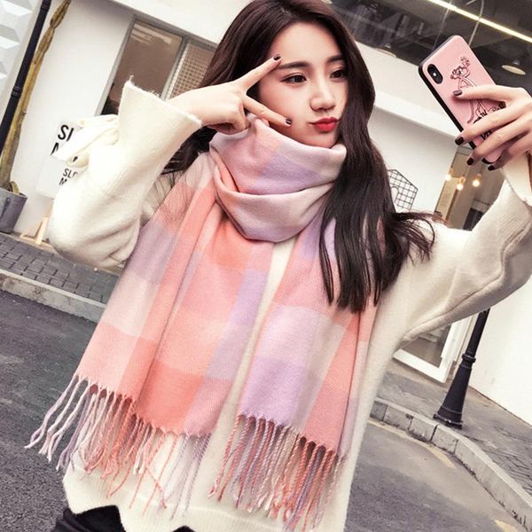 hats, scarves & gloves sets 2021 winter bib ladies plaid fringed scarf men's korean imitation cashmere weft knitted mid-length warm sha, Blue;gray
hats, scarves & gloves sets 2021 winter bib ladies plaid fringed scarf men's korean imitation cashmere weft knitted mid-length warm sha, Blue;gray