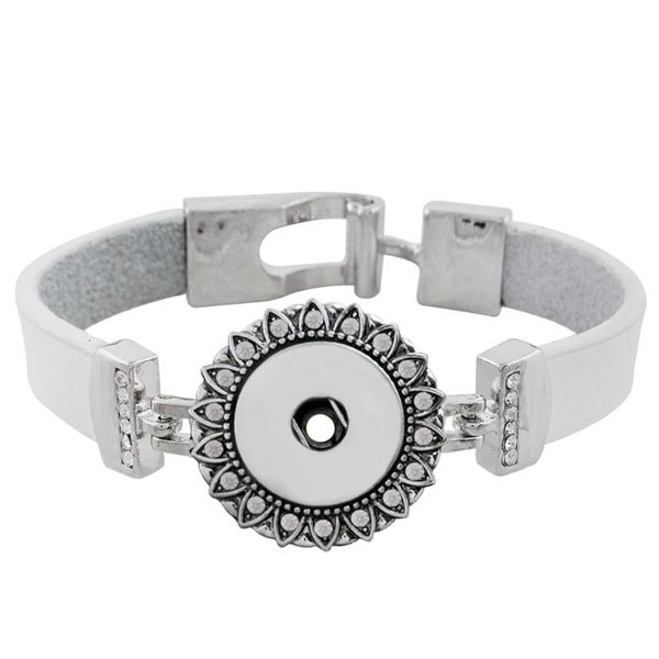 charm bracelets vintage silver leather snap bracelet for women fit diy 18mm jewelry buttons christmas gifts, Golden;silver
charm bracelets vintage silver leather snap bracelet for women fit diy 18mm jewelry buttons christmas gifts, Golden;silver