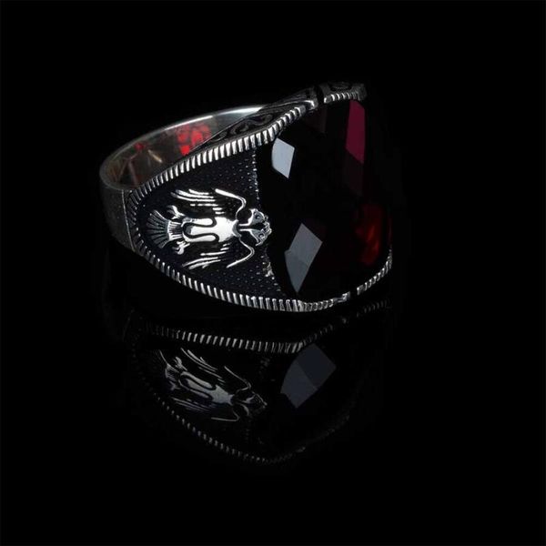 cluster rings men silver ring with red zircon stone and animal eagle motif, made in turkey, solid 925 sterling, Golden;silver
cluster rings men silver ring with red zircon stone and animal eagle motif, made in turkey, solid 925 sterling, Golden;silver