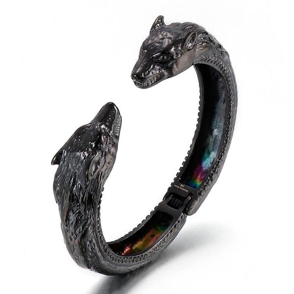 bangle 66g biker black stainless steel wolf end cuff bagnle mens bracelet for halloween gifts 11mm 60mm inner
bangle 66g biker black stainless steel wolf end cuff bagnle mens bracelet for halloween gifts 11mm 60mm inner