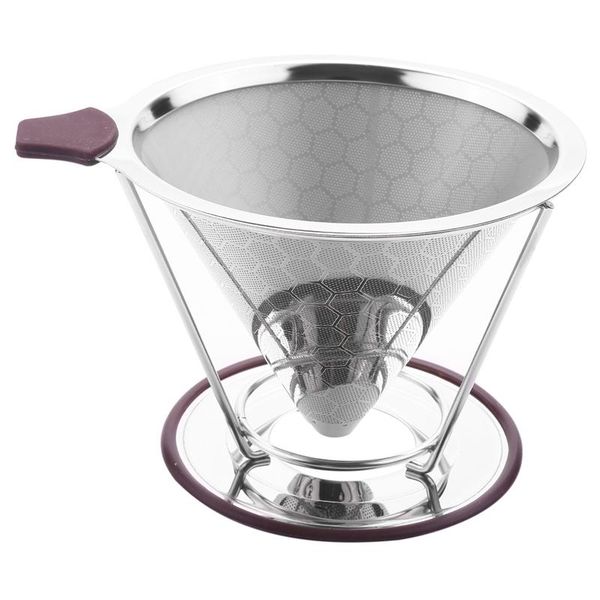 coffee filters pour over filter,stainless steel permanent dripper, paperless reusable filter cone with removable cup stand
coffee filters pour over filter,stainless steel permanent dripper, paperless reusable filter cone with removable cup stand