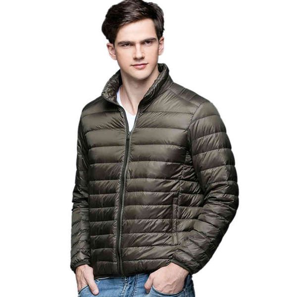 men's duck feather et, ultra-thin coat, large, autumn and winter, novel, Black