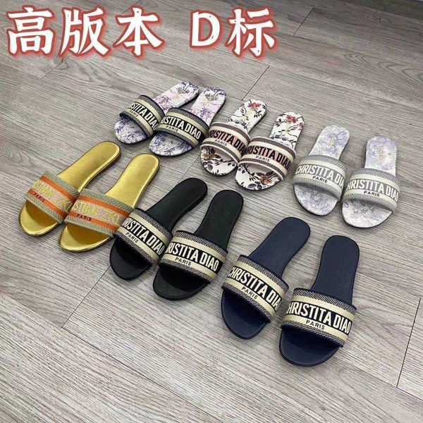 slippers sandals high 21 summer d family embroidered letter slippers women's flat bottomed sheepskin sandalszly, Black
slippers sandals high 21 summer d family embroidered letter slippers women's flat bottomed sheepskin sandalszly, Black