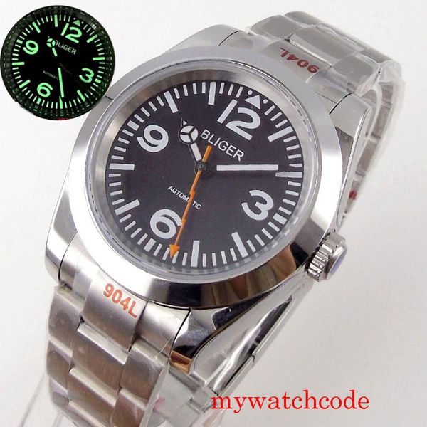 wristwatches 36mm/39mm bliger black dial nh35 miyota 8215 men's watch sapphire glass oyster strap green luminous, Slivery;brown
wristwatches 36mm/39mm bliger black dial nh35 miyota 8215 men's watch sapphire glass oyster strap green luminous, Slivery;brown