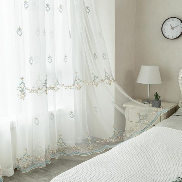 curtain & drapes modern white fabric european style embroidery tulle curtains for living room bedroom decorative window treatment blinds
curtain & drapes modern white fabric european style embroidery tulle curtains for living room bedroom decorative window treatment blinds