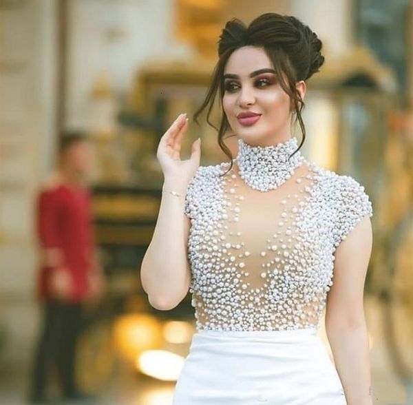 new arabic 2021 satin mermaid long evening es sheer cap sleeves high neck pearls beaded split floor length prom party gowns jatc, Black;red
new arabic 2021 satin mermaid long evening es sheer cap sleeves high neck pearls beaded split floor length prom party gowns jatc, Black;red