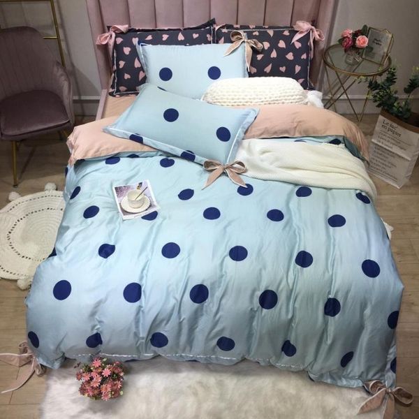 bedding sets bowknot set 4pcs printed duvet cover soft bedclothes japanese style home bed king size linen cotton fiber
bedding sets bowknot set 4pcs printed duvet cover soft bedclothes japanese style home bed king size linen cotton fiber