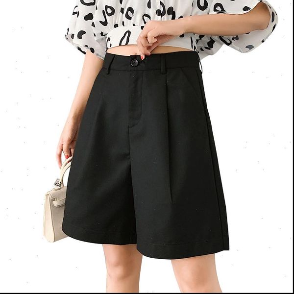s 3xl suits shorts female harajuku high waist short straight vintage women shorts 2021 loose casual black shorts plus size, White;black
s 3xl suits shorts female harajuku high waist short straight vintage women shorts 2021 loose casual black shorts plus size, White;black