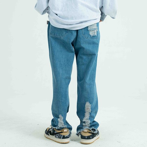 new 2021 harajuku hole tassel distressed washed light blue jeans for men high street oversize ankle zipper denim trousers 343l
new 2021 harajuku hole tassel distressed washed light blue jeans for men high street oversize ankle zipper denim trousers 343l