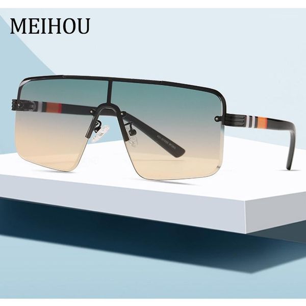 sunglasses oversized rimless men big frame metal gradient shades women trendy brand designer fashion oculo uv400, White;black
sunglasses oversized rimless men big frame metal gradient shades women trendy brand designer fashion oculo uv400, White;black