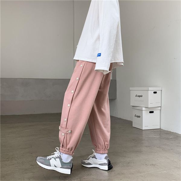 new 2021 men's breasted leggings haren fashion loose casual pants pink/black/grey joggers sweatpants streetwear trousers rq9g
new 2021 men's breasted leggings haren fashion loose casual pants pink/black/grey joggers sweatpants streetwear trousers rq9g