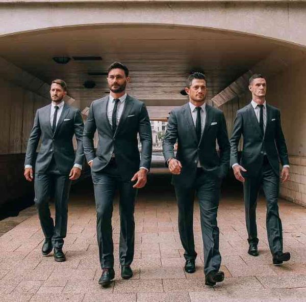 men's suits & blazers excellent official wedding groomsmen tuxedo godfather set fashion 2 formal male businessman suit oasx, White;black
men's suits & blazers excellent official wedding groomsmen tuxedo godfather set fashion 2 formal male businessman suit oasx, White;black
