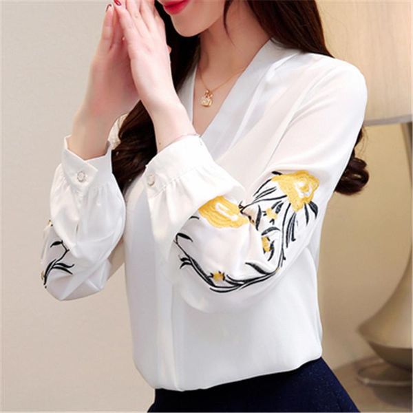 women's blouses & shirts women and for flower long sleeve ladies spring white blusas plus size xxxl blusa feminina d070
women's blouses & shirts women and for flower long sleeve ladies spring white blusas plus size xxxl blusa feminina d070