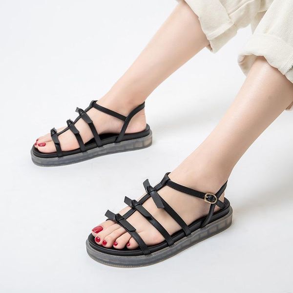 sandals 2021 summer thick-soled female korean students all-match word with roman fruit holiday apartment commute, Black
sandals 2021 summer thick-soled female korean students all-match word with roman fruit holiday apartment commute, Black