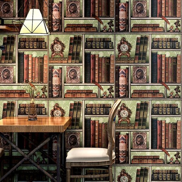 wallpapers pvc wallpaper nostalgic retro simulation bookshelf for bedroom living room office kitchen wall papers home decor bedr
wallpapers pvc wallpaper nostalgic retro simulation bookshelf for bedroom living room office kitchen wall papers home decor bedr