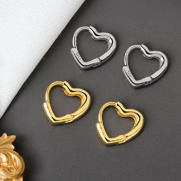hollow out love heart studs s925 silver earrings for women girls heart-shaped earring fashion jewelry gifts, Golden;silver
hollow out love heart studs s925 silver earrings for women girls heart-shaped earring fashion jewelry gifts, Golden;silver