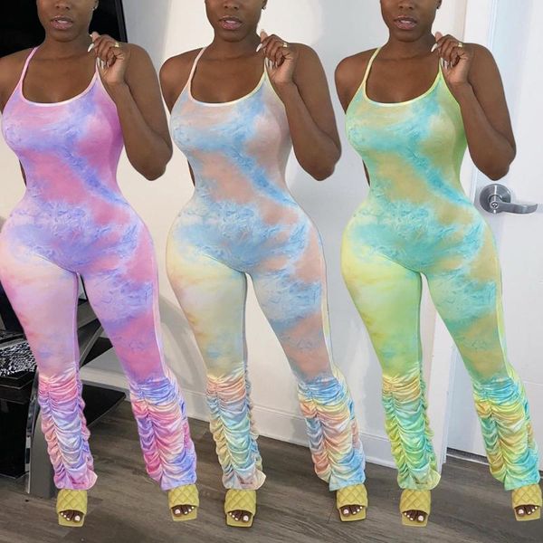 women's jumpsuits & rompers 2021 spring print tie dye women jumpsuit strapless stacked joggers sleeveless pleated long womens outfit, Black;white
women's jumpsuits & rompers 2021 spring print tie dye women jumpsuit strapless stacked joggers sleeveless pleated long womens outfit, Black;white