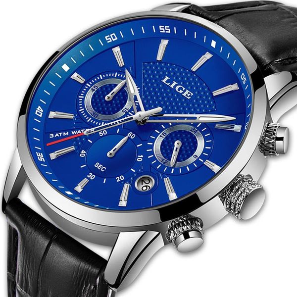 wristwatches lige mens watches leather casual blue quartz watch for men military sports waterproof clock relogio masculino, Slivery;brown
wristwatches lige mens watches leather casual blue quartz watch for men military sports waterproof clock relogio masculino, Slivery;brown