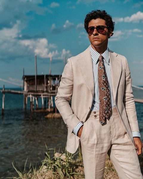 men's suits & blazers (jacket+pants) summer beige linen man suit 2 piece groomsman for wedding formal prom set party evening blazer cus, White;black
men's suits & blazers (jacket+pants) summer beige linen man suit 2 piece groomsman for wedding formal prom set party evening blazer cus, White;black