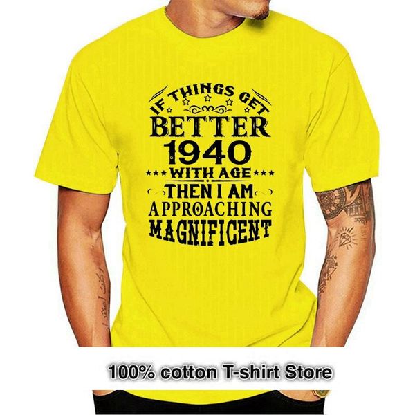 men's t-shirts print funny if things get better with age-1940 t shirt for mens cotton hilarious female boy girl high quality, White;black
men's t-shirts print funny if things get better with age-1940 t shirt for mens cotton hilarious female boy girl high quality, White;black
