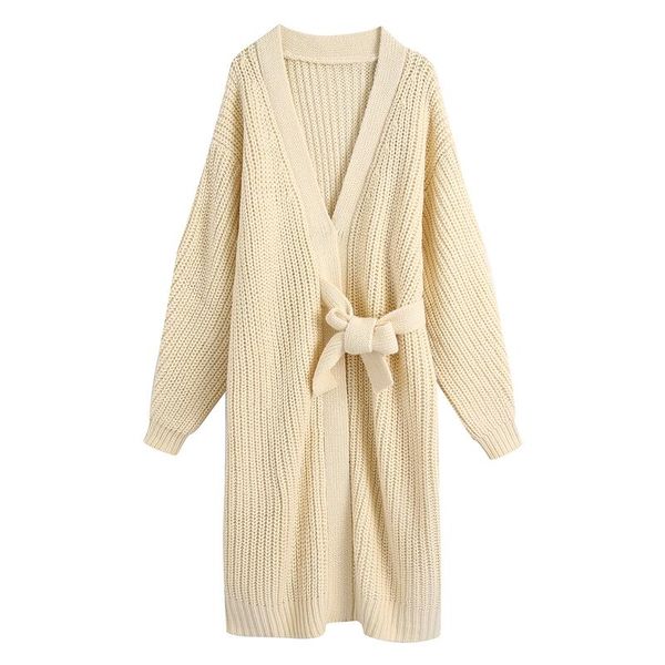 women's knits & tees chic women long knitted sweaters lady 2021 autumn winter thick warm full sleeve loose casual female cardigans coat, White
women's knits & tees chic women long knitted sweaters lady 2021 autumn winter thick warm full sleeve loose casual female cardigans coat, White