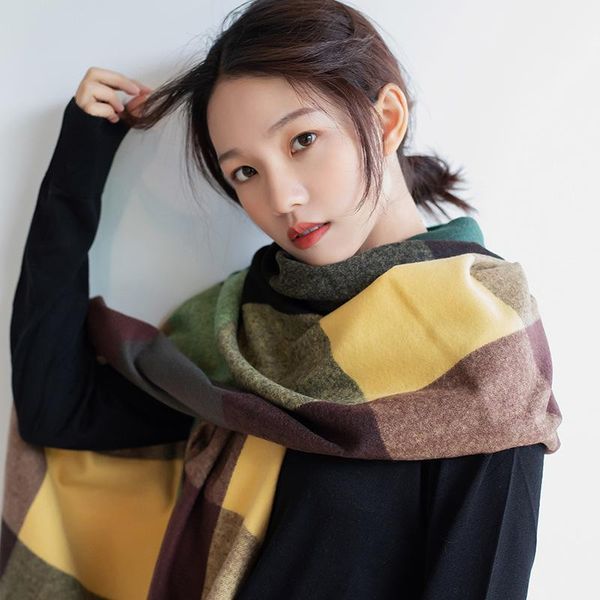 scarves plaid in autumn and winter women's warm thickened air conditioning shawl long scarf 70*180cm, Blue;gray
scarves plaid in autumn and winter women's warm thickened air conditioning shawl long scarf 70*180cm, Blue;gray