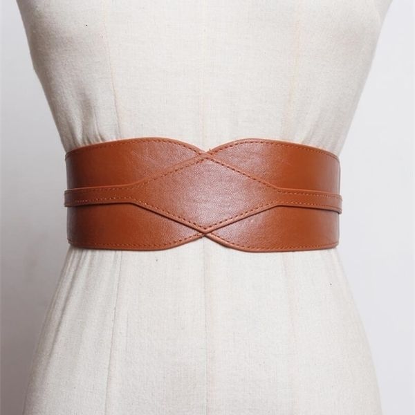 women's runway fashion pu leather elastic cummerbunds female dress corsets waistband belts decoration wide belt r2561 1012, Black;brown
women's runway fashion pu leather elastic cummerbunds female dress corsets waistband belts decoration wide belt r2561 1012, Black;brown