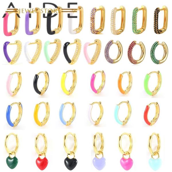 hoop & huggie aide 925 sterling silver circle earrings colorful enamel love heart earring for women girl wedding jewerly gift, Golden;silver
hoop & huggie aide 925 sterling silver circle earrings colorful enamel love heart earring for women girl wedding jewerly gift, Golden;silver