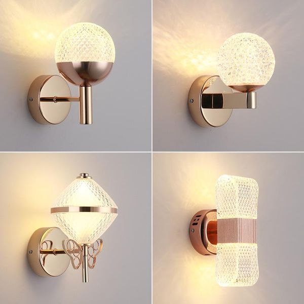 wall lamp modern simple led beside bedroom acrylic lampshade lights fixture three color dimming bathroom mirror stair light
wall lamp modern simple led beside bedroom acrylic lampshade lights fixture three color dimming bathroom mirror stair light