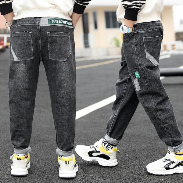 jeans ienens fashion boys casual pants 2021 kids denim trousers elastic waist 5-11y child stertch, Blue
jeans ienens fashion boys casual pants 2021 kids denim trousers elastic waist 5-11y child stertch, Blue