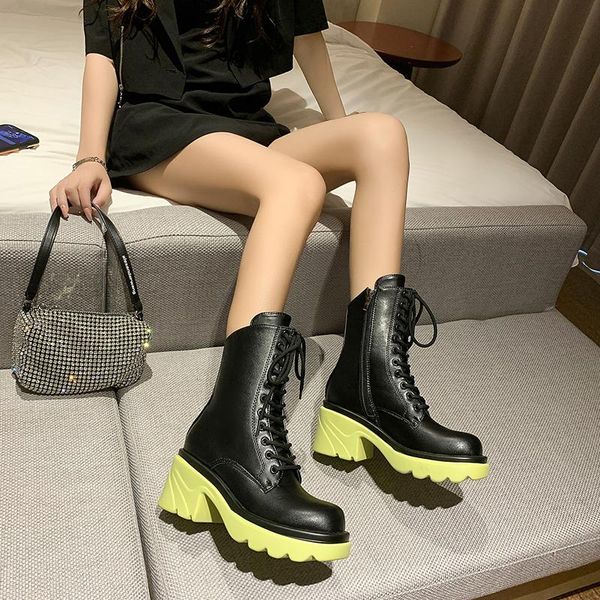 boots 2021 brand women autumn winter fashion zipper sports platform heel ladies shoes round toe booties, Black
boots 2021 brand women autumn winter fashion zipper sports platform heel ladies shoes round toe booties, Black