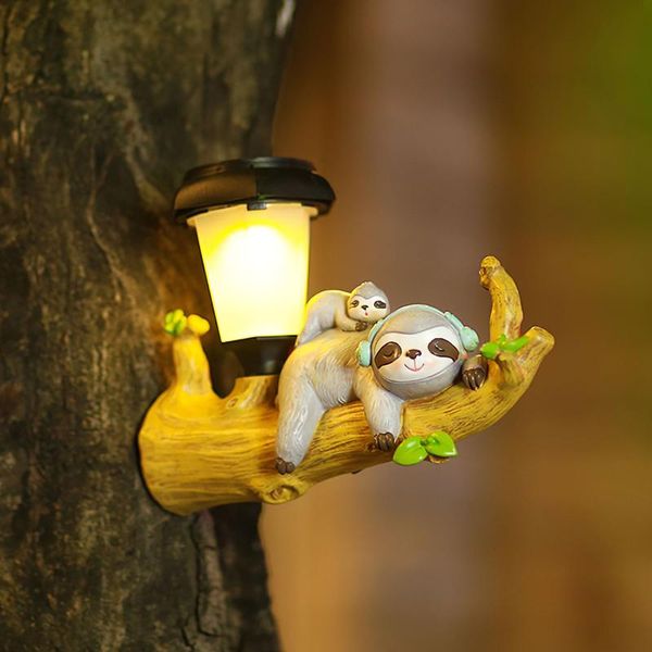 solar lamps ip55 waterproof sloth hanging light built-in 300mah battery outdoor garden lamp led source resin lights for yard
solar lamps ip55 waterproof sloth hanging light built-in 300mah battery outdoor garden lamp led source resin lights for yard