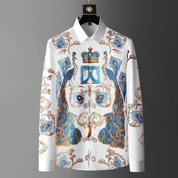 men's casual shirts european and american style 2021 autumn long sleeve shirt leisure printing youth ruffian handsome trend slim, White;black
men's casual shirts european and american style 2021 autumn long sleeve shirt leisure printing youth ruffian handsome trend slim, White;black