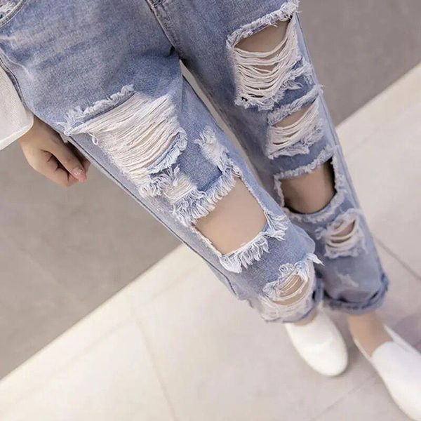 women's jeans ripped for women 2021 spring autumn casual straight ankle-length pants student loose beggar high waisted, Blue
women's jeans ripped for women 2021 spring autumn casual straight ankle-length pants student loose beggar high waisted, Blue