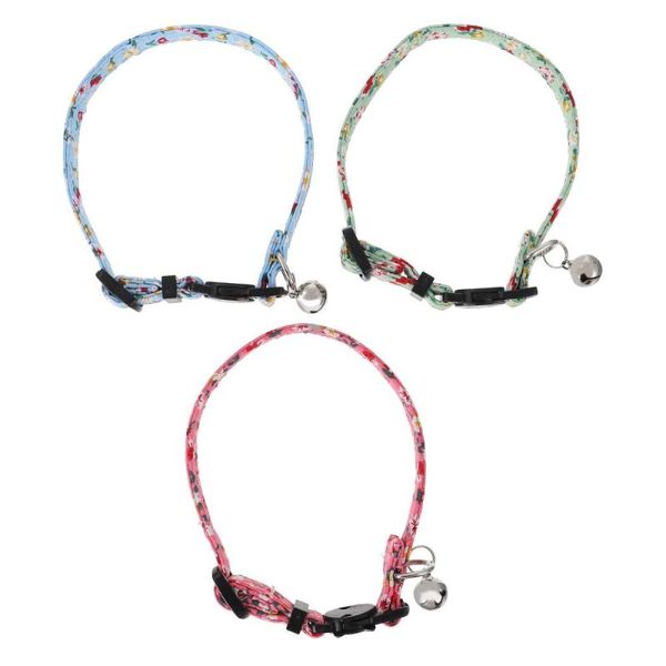 cat collars & leads 3pcs rosy green blue collar lovely pet neck chain kitten decoration
cat collars & leads 3pcs rosy green blue collar lovely pet neck chain kitten decoration